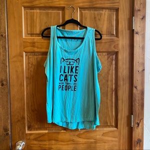 Teal tank